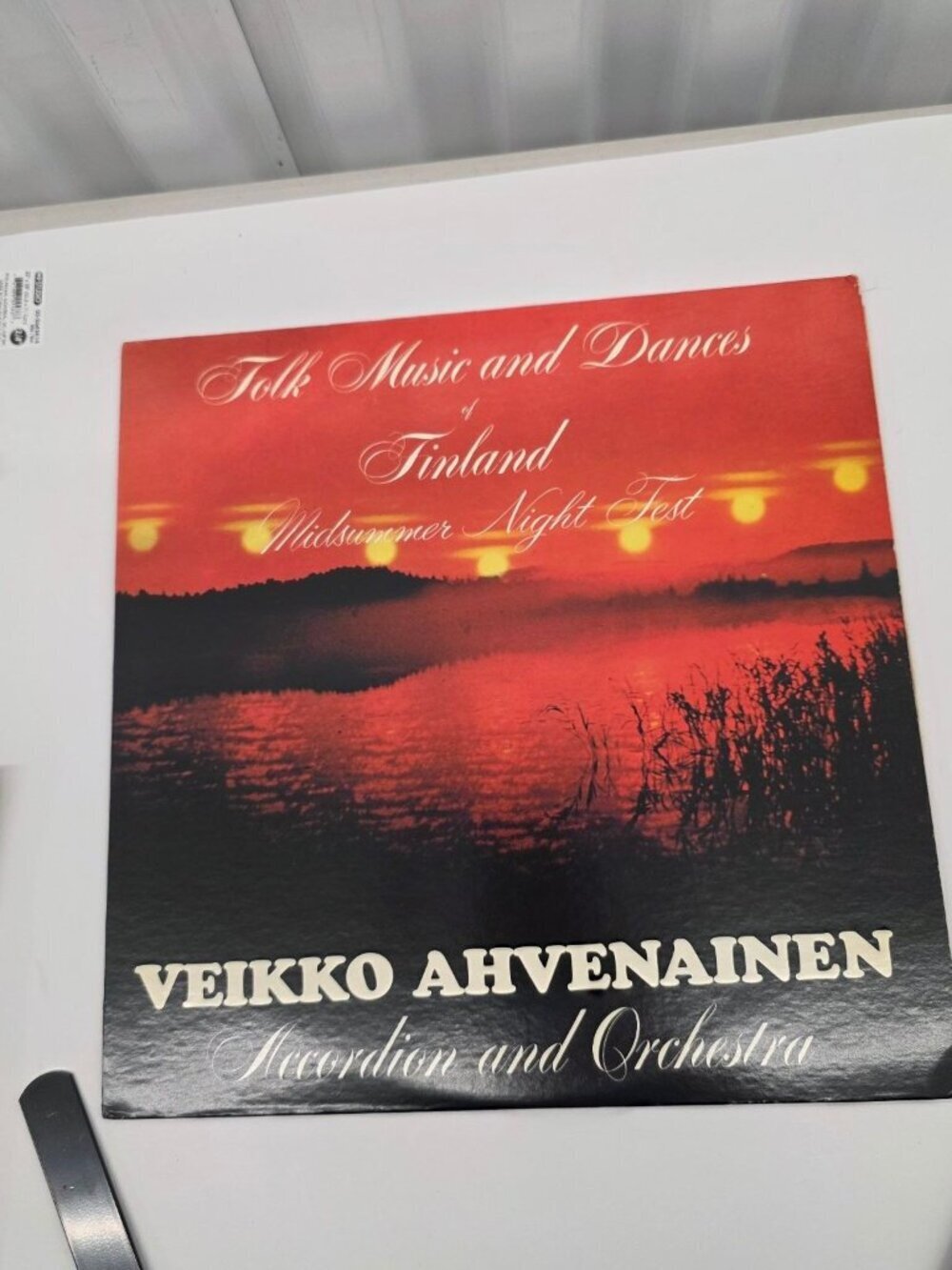Veikko Ahvenainen – Folk Music & Dances LP Record Accordia Folk World 33 RPM